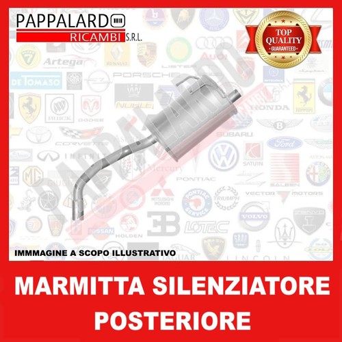 Marmitta silenziatore - marmitta,