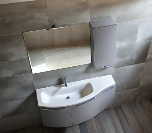 Mobile bagno curvo - bagno, cm