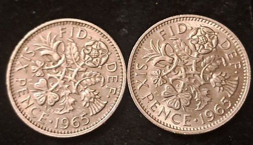 Moneta three pence 1965 - pence,