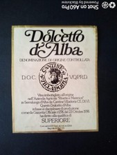 DOLCETTO D'ALBA SUPERIORE - CANTINA VILLA DORIA - ETICHETTA - ÉTIQUETTE