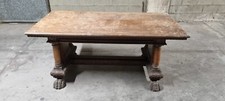 TAVOLO SCRIVANIA RINASCIMENTO RINASCIMENTALE INIZI 900 DA RESTAURARE
