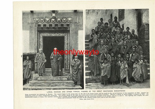 Lama novizi bhutan capo - lama, novizi,