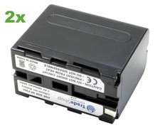 2x batteria 6800mAh per Sony