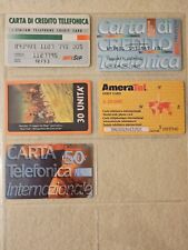 80 schede Carta di credito telefonica e internazionale sip telecom misti