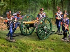 COLLECTORS SHOWCASE NAPOLEONIC FRENCH LINE ARTILLERY SET