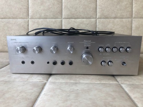 Sansui 5000 amplificatore - sansui, qa-5000