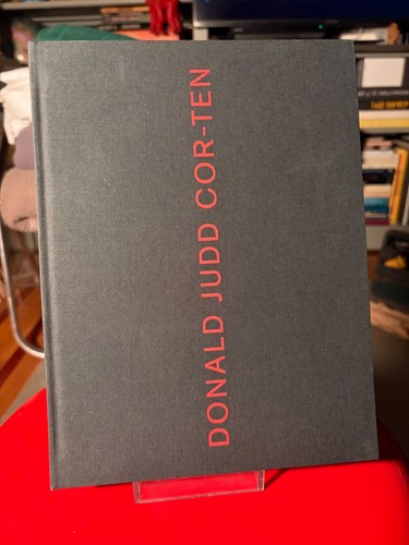 Donald judd cor ten hardcover - donald,