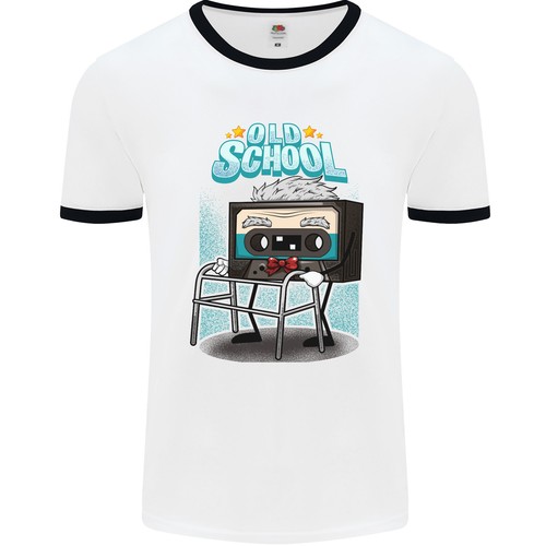 Shirt ringer uomo retro - da,