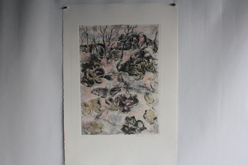Gravure eau forte originale - gravure,