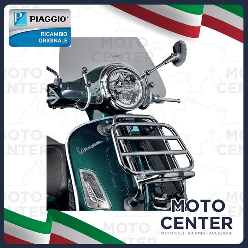 Portapacchi anteriore cromato - anteriore,