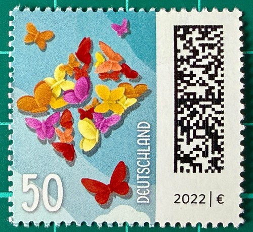 Lettera farfalla centesimi - 50,