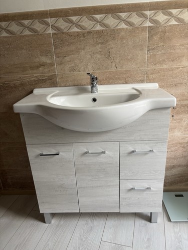 Mobile bagno con - lavabo, a