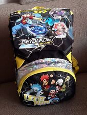 SEVEN ZAINO SCUOLA ESTENSIBILE BEYBLADE BURST CON CARDS SFOGLIABILI