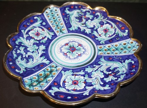 Ars artigiana deruta piatto - deruta-,