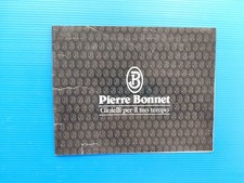 Depliant pierre bonnet - pierre, orologi