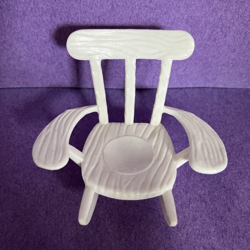 Sedia dondolo bianca vintage - dondolo,