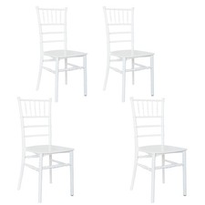 Set 4 Sedie di Chiavari Bianca
