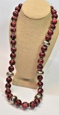 Collana Vintage Bordeaux A