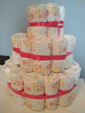 Torta Di Pannolini Tre Piani