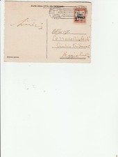 VATICANO, STORIA POSTALE 1941. VALORE 20 c."GIARDINI e MEDAG " ISOLATO SU CARTOL