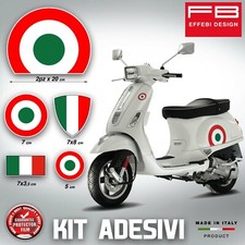 Adesivi Stickers kit BANDIERE ITALIA PIAGGIO VESPA GTS PX PRIMAVERA SPRINT ET3 