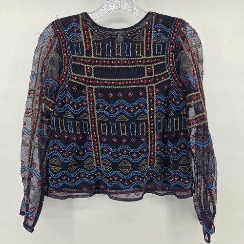 Blusa zara maglia ricamata - blusa,
