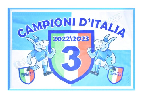 Bandiera napoli campioni - bandiera,