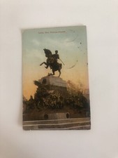 CARTOLINA PIEMONTE TORINO Monumento Principe Amedeo di Savoia VIAGGIATA 1918
