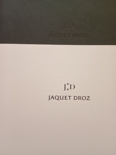 Orologi catalogue jaquet droz - jaquet,
