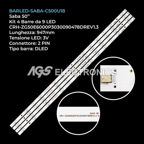 Kit barre strip - kit, 9