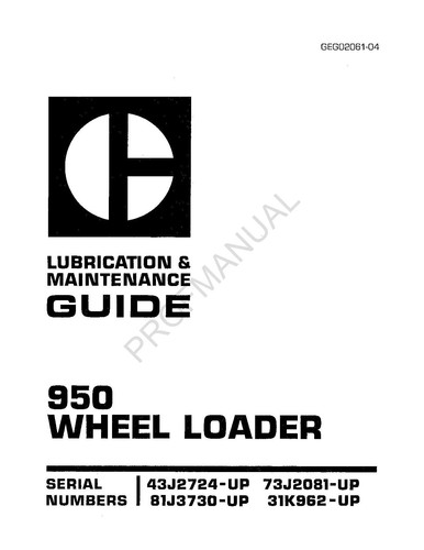 Caterpillar 950 wheel loader - 950,