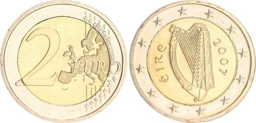 Irlanda euro moneta - irlanda,