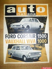 AUTO ITALIANA ANNO 44 N 40 (3 Ottobre 1963) FORD CORSAIR 1500 VAUXHALL VIVA 1000