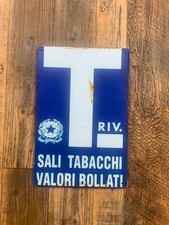 Metal sign, salts and tobacco