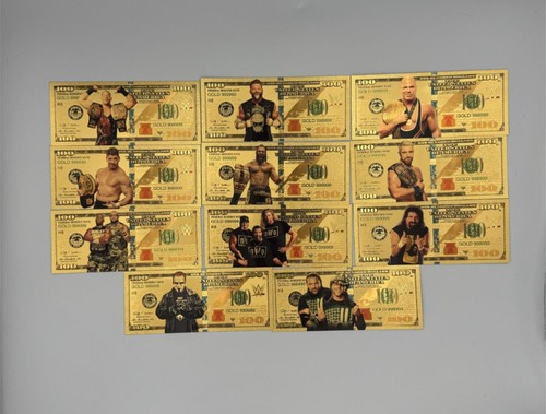 24k gold foil wwe - 24k,