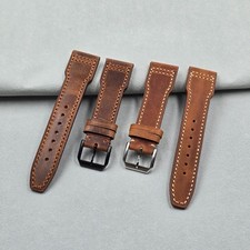 Cinturino in pelle marrone