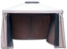 G. DEL RE Teli Gazebo 3x4 Set 4 Teli Zanzariera Moschiera Modello Sahara