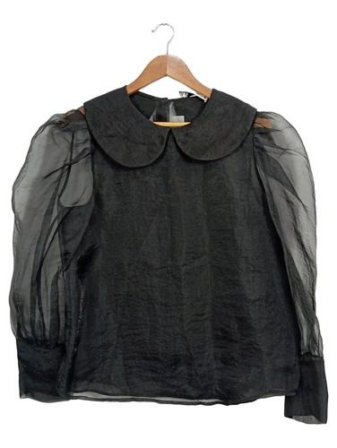 Camicia donna zara nera con - nera, s