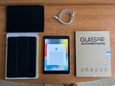 iPad Air 2 16GB 9.7" Argento Usato Con Vetri Protettivi Cover Cavo Apple Scuola