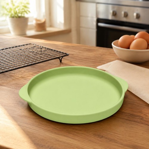 Tortiera silicone rotonda - in,