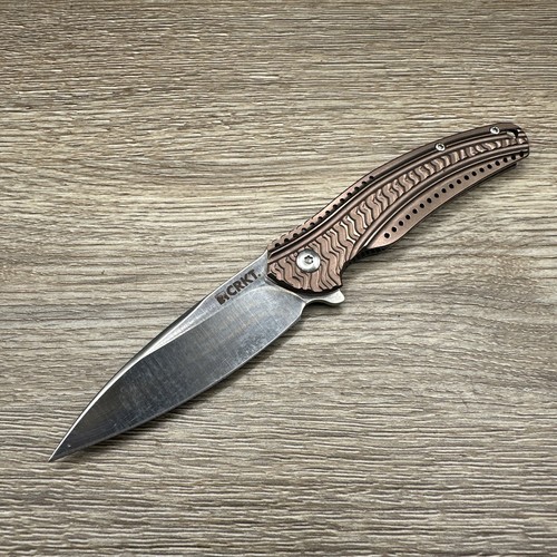 Coltello satinato crkt ken - satinato,