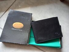 Portafoglio Nero in pelle THE