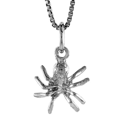Ciondolo ragno piccolo argento - ragno,