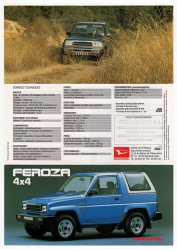1993 daihatsu feroza - 1993,