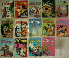 EL GRINGO Max Bunker ed. Corno 1977/78 lotto 14 fumetti