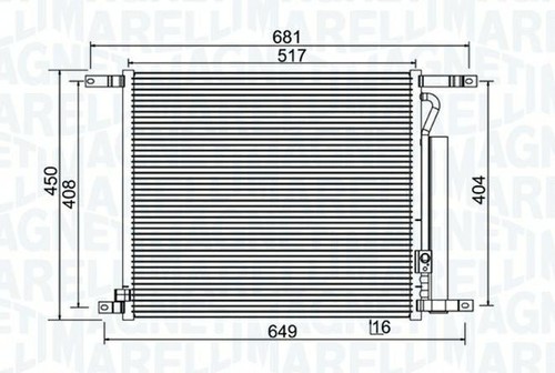 Condensatore radiatore aria - condensatore,