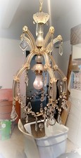 Lampadario anni vetro e - lampadario, 50/60