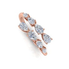 18k Oro Rosa 1.05 KT H / Si
