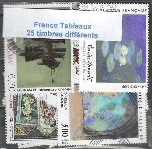 Francia francobolli quadri - francia,