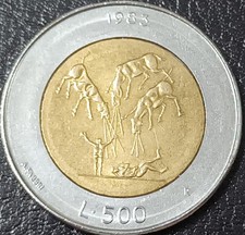 SAN MARINO MONETA BIMETALLICA